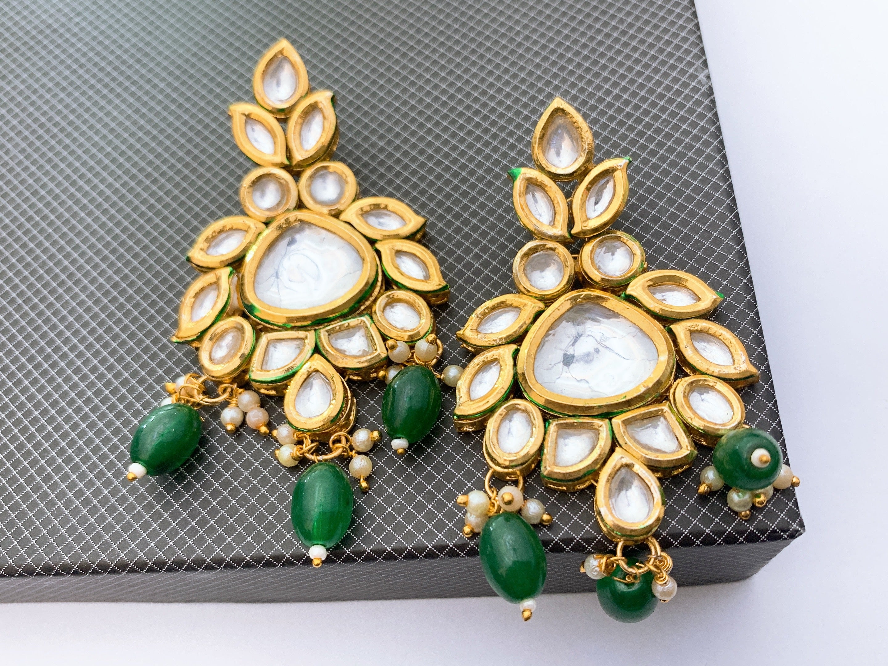 Kundan earrings