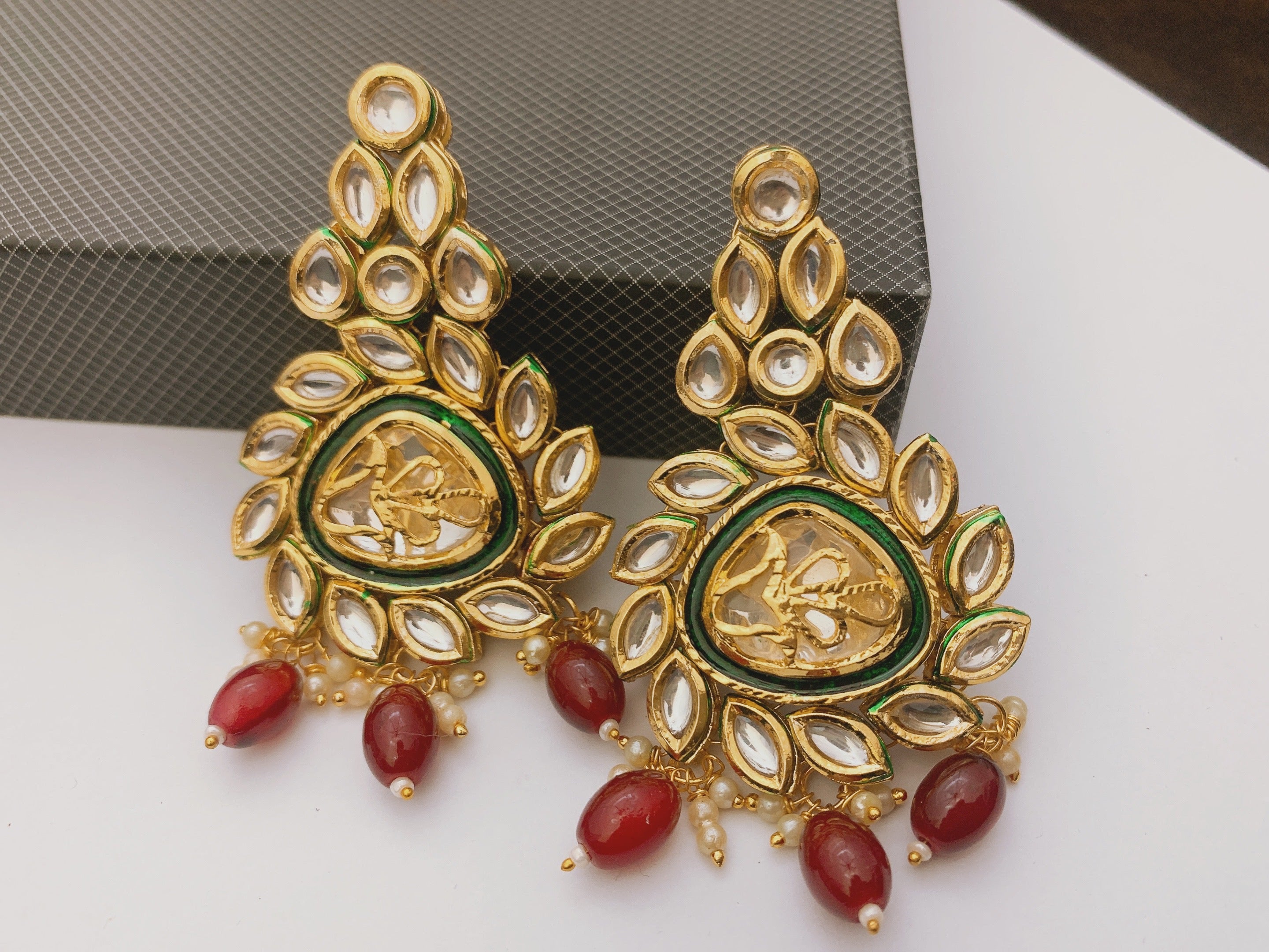 Kundan earrings