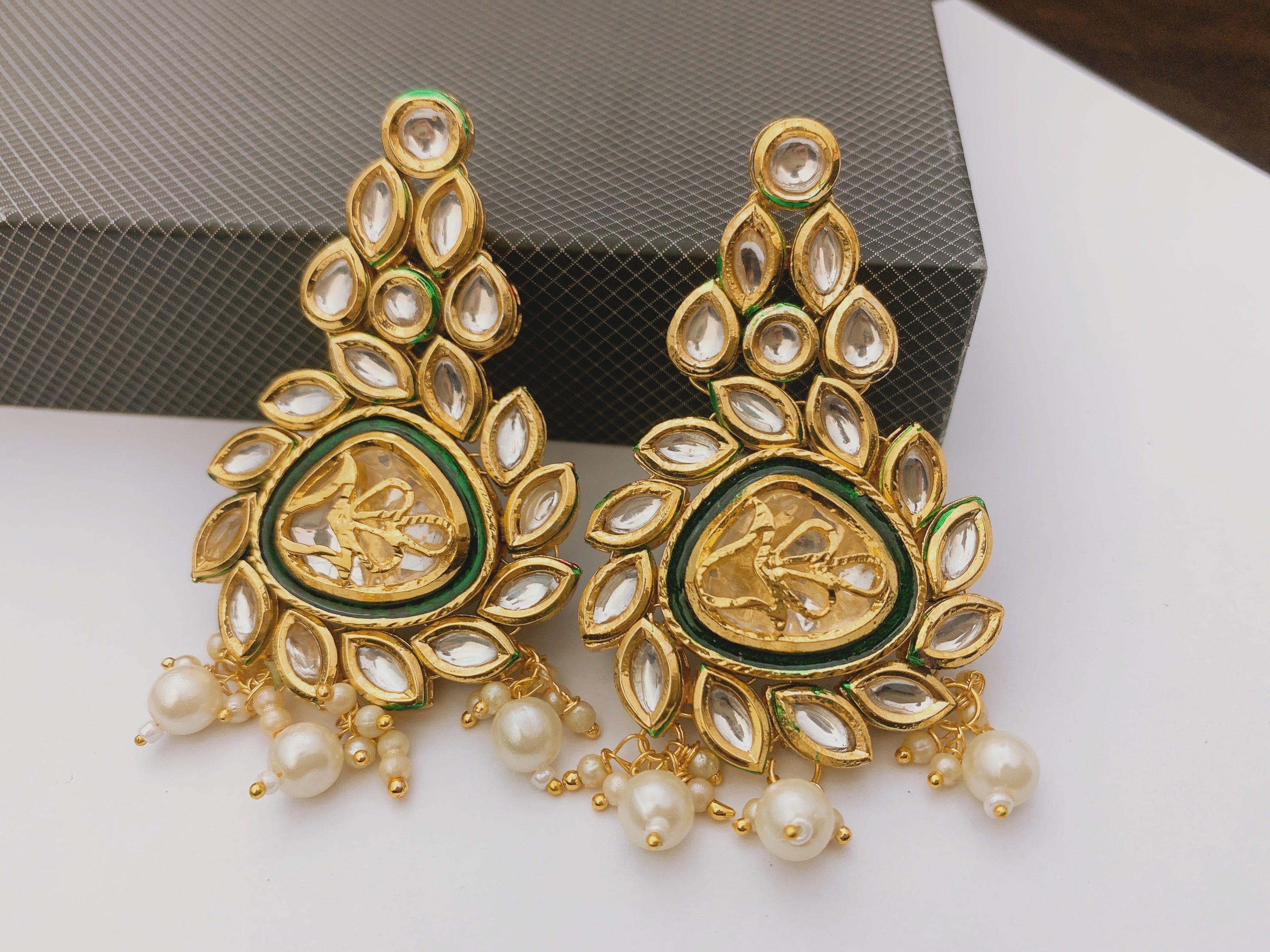 Kundan earrings
