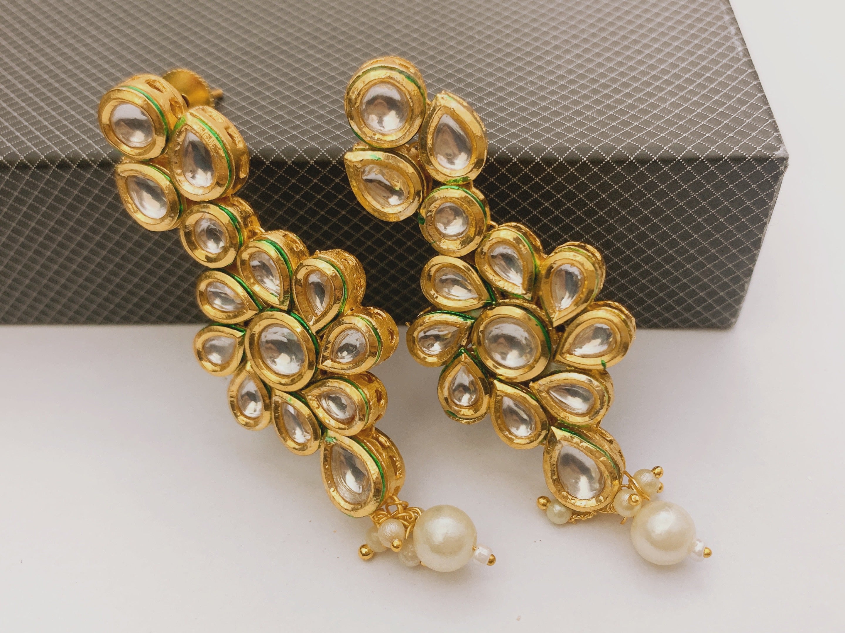 Kundan earrings