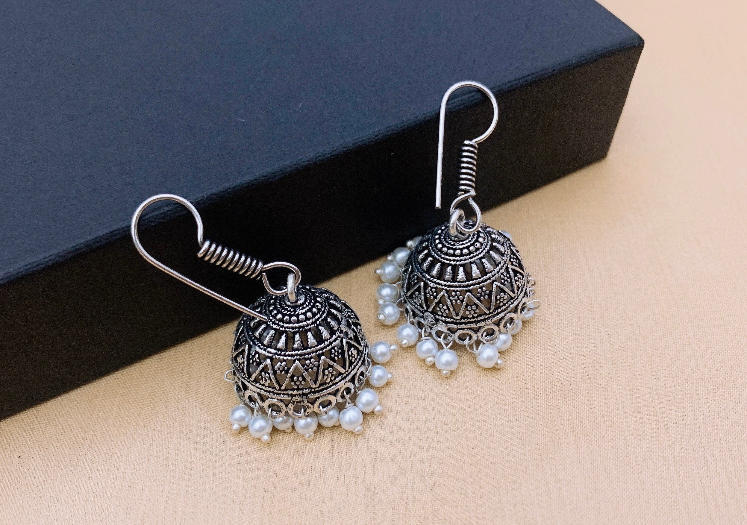 Oxidise jhumki