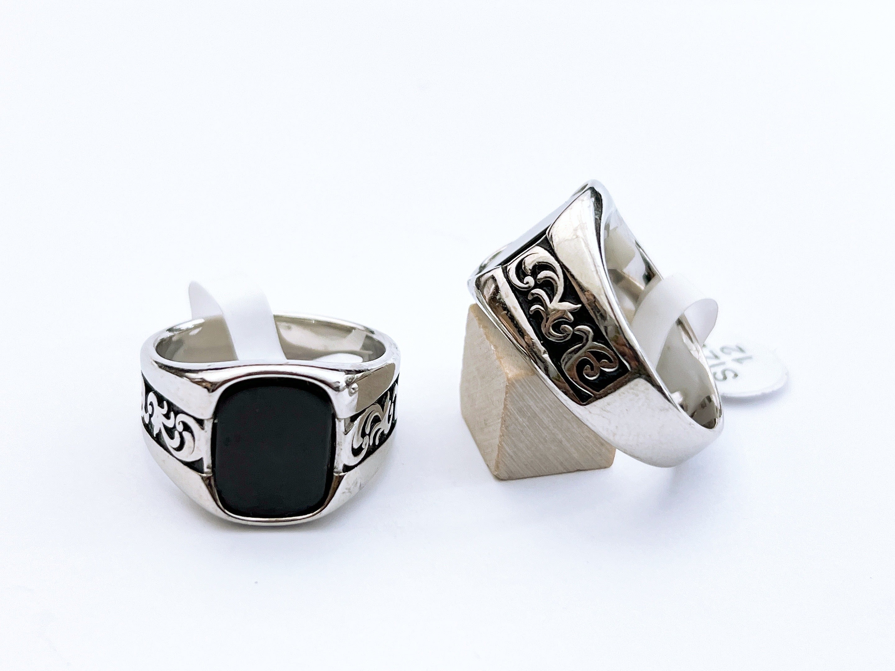 Stainless steel gents rings