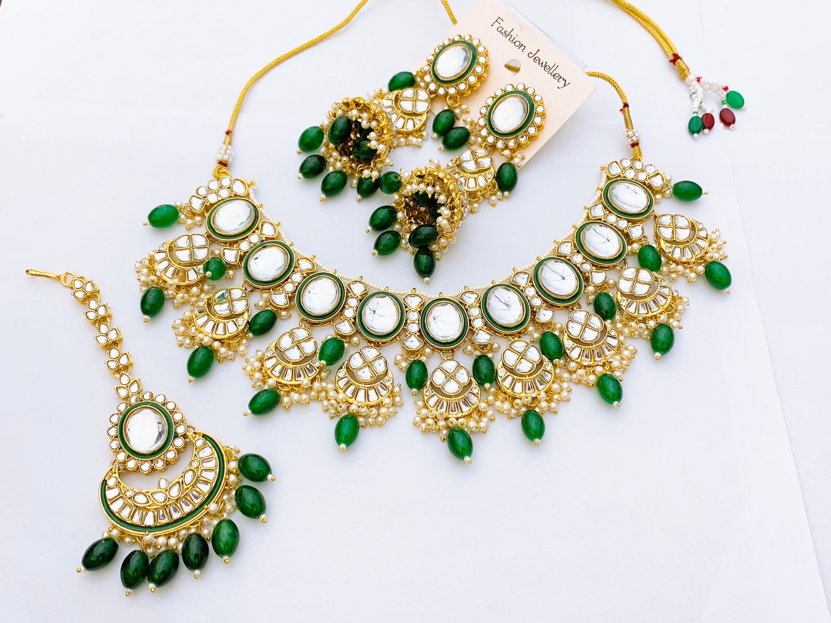 Kundan necklace set