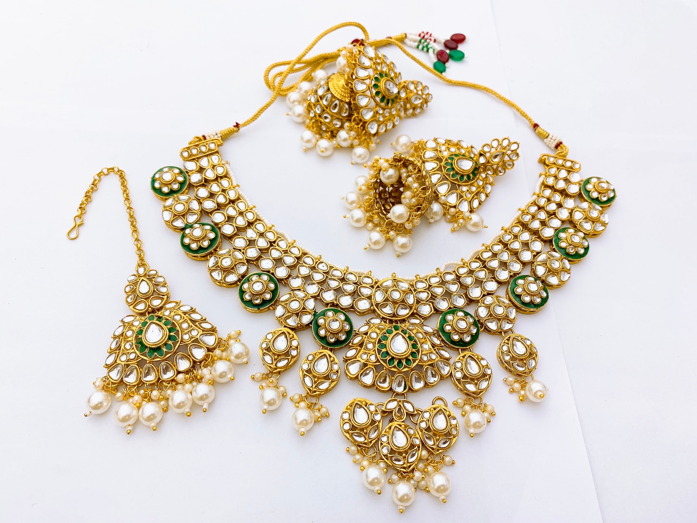 Kundan necklace set