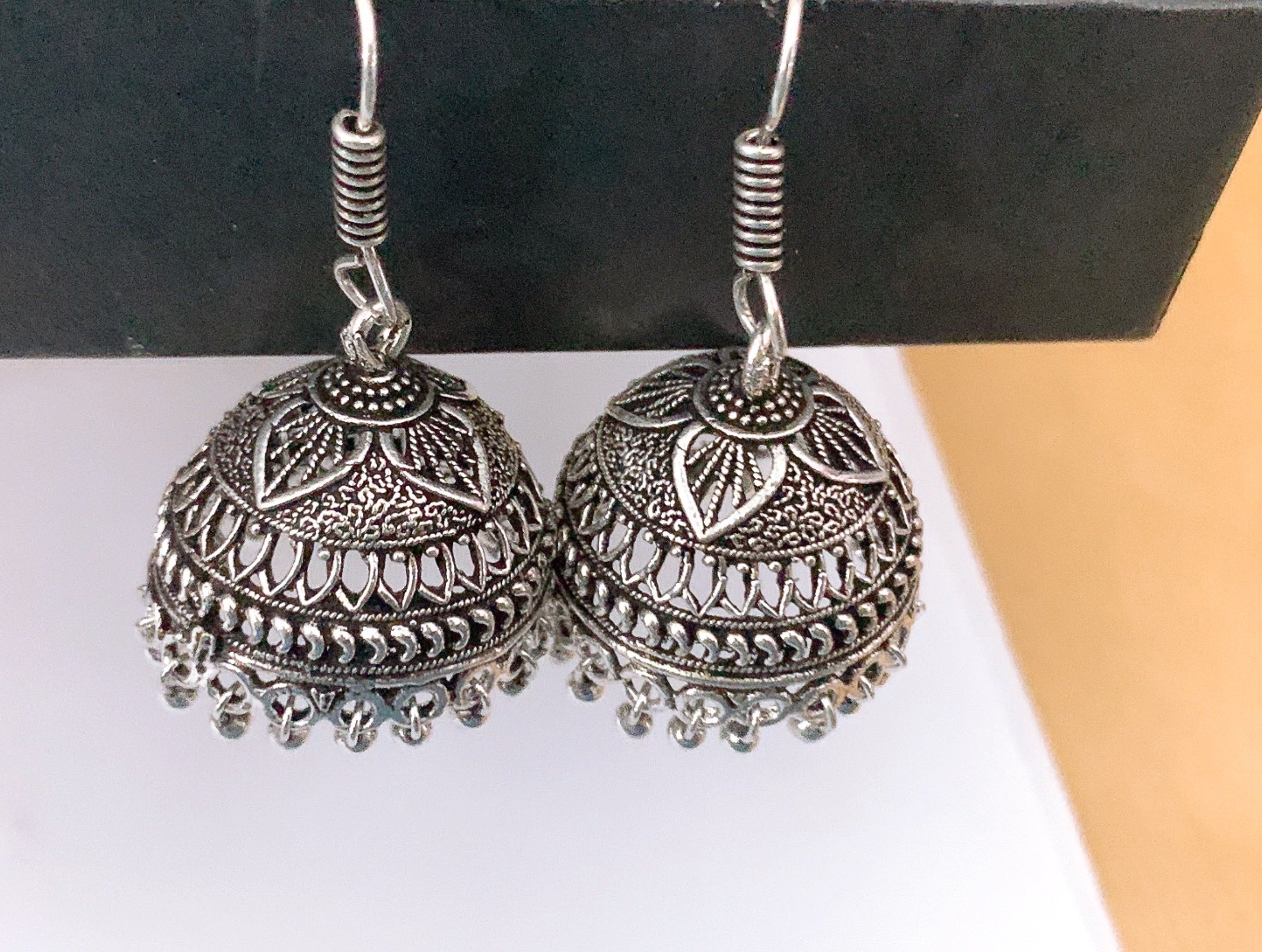 Oxidise jhumka