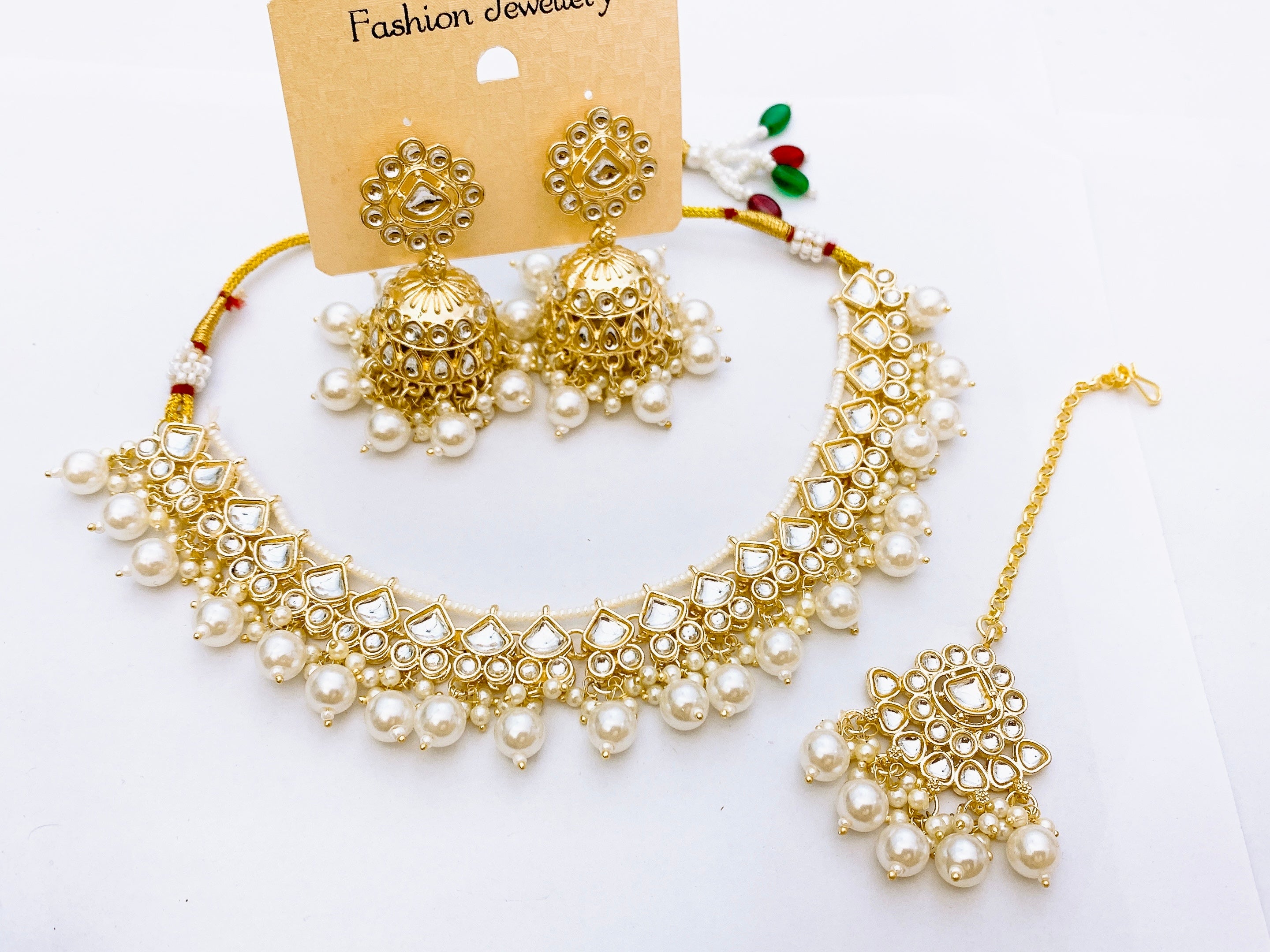 Kundan necklace set