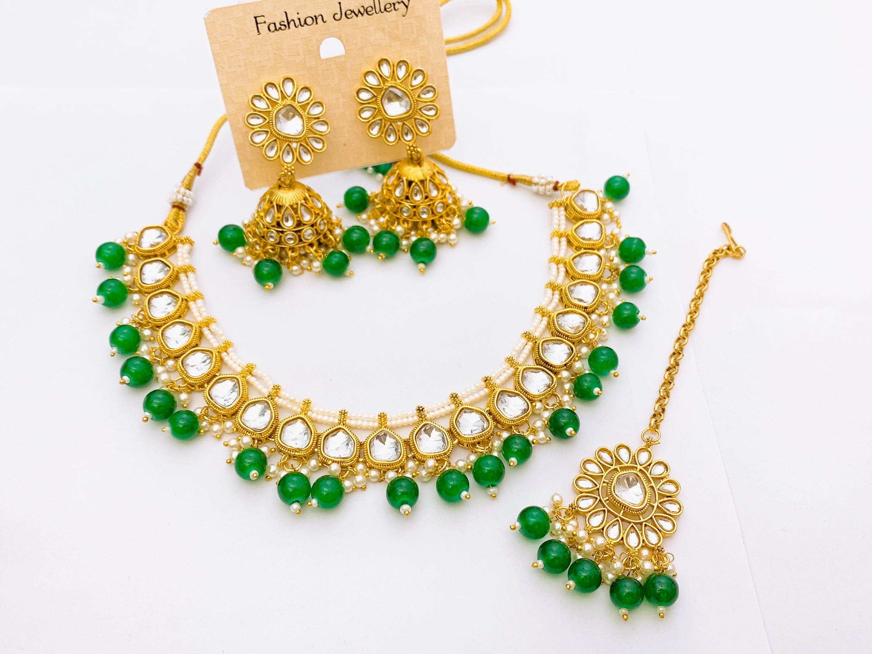 Kundan necklace set