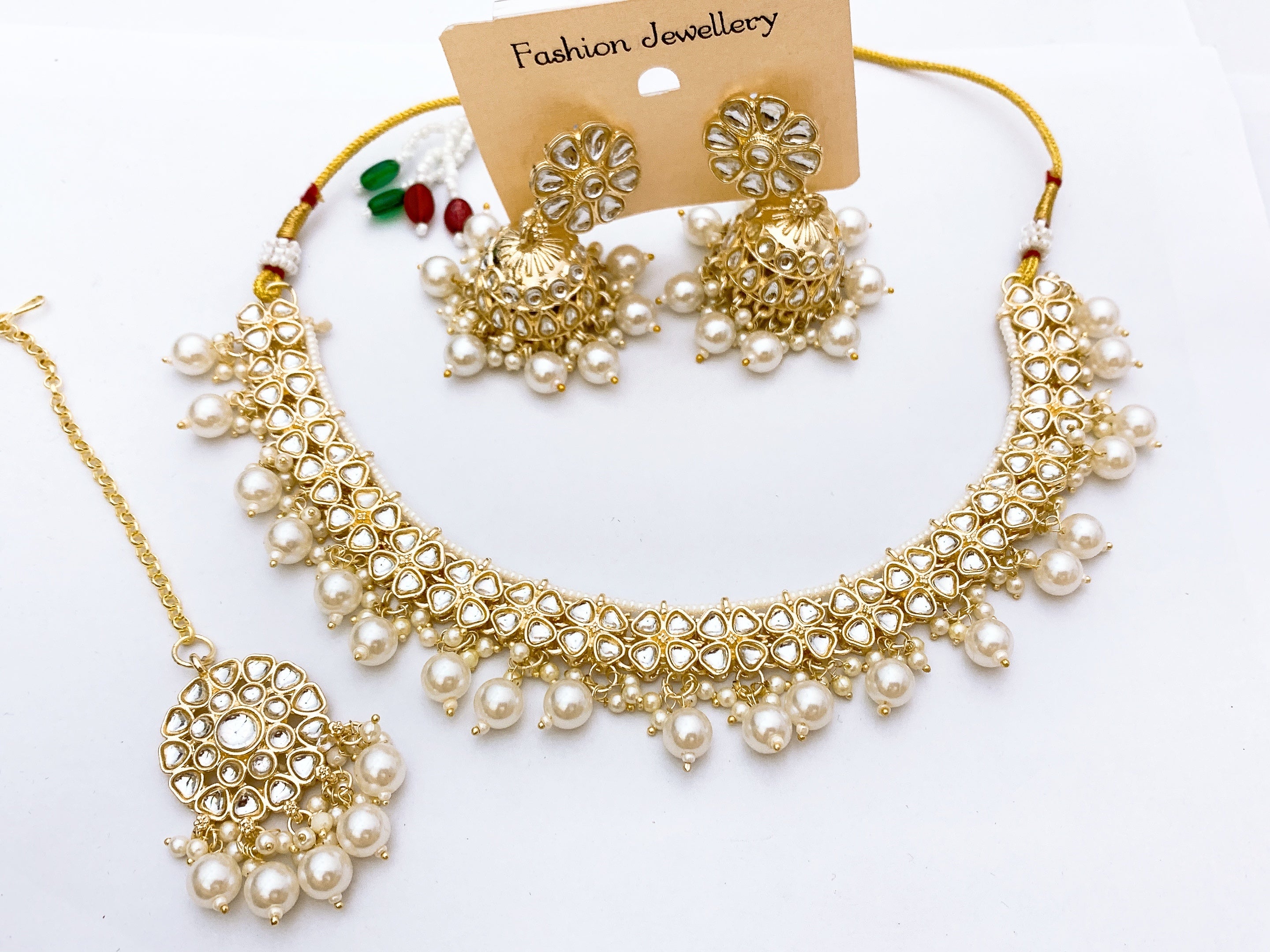 Kundan necklace set