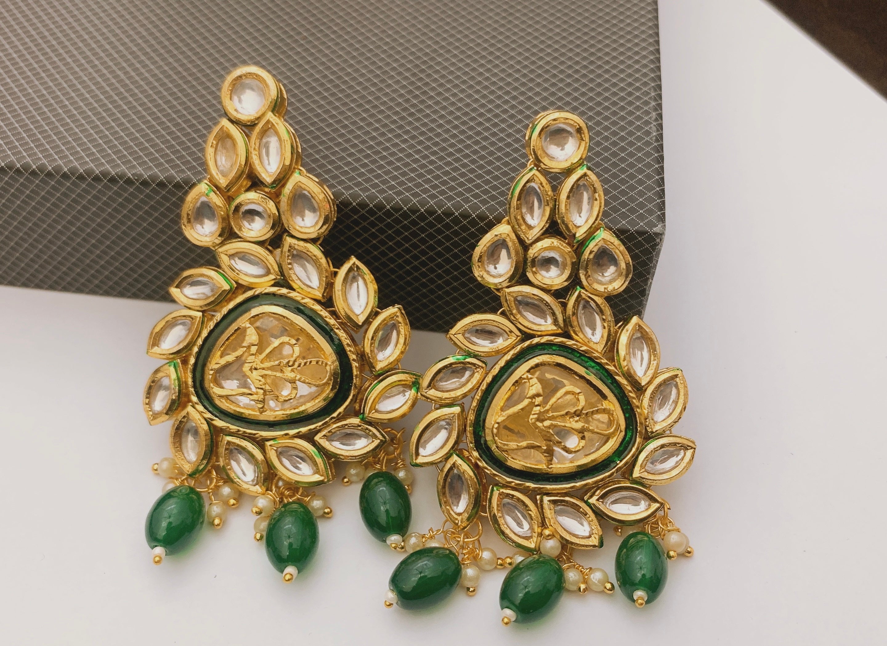 Kundan earrings