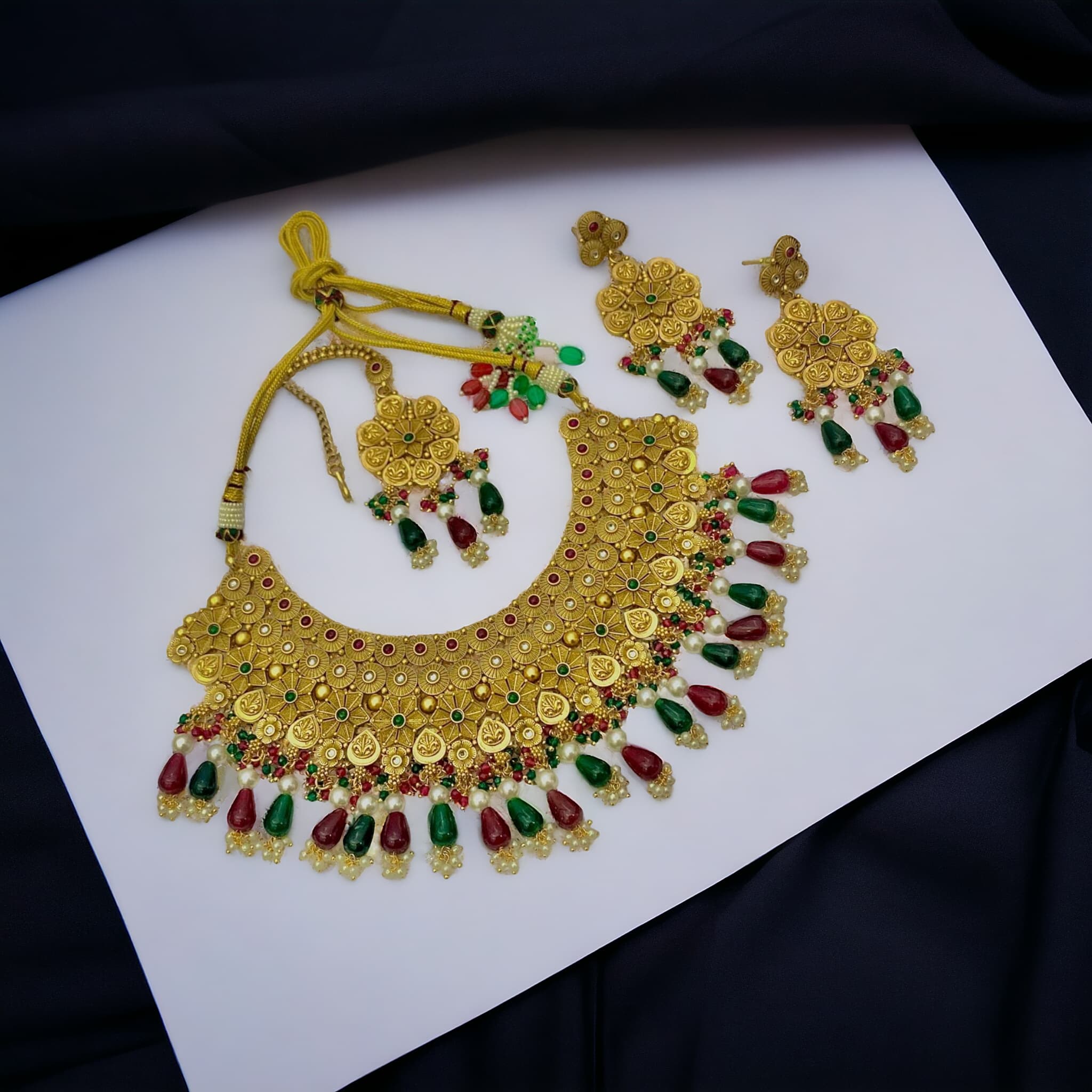 Rajwari necklace set