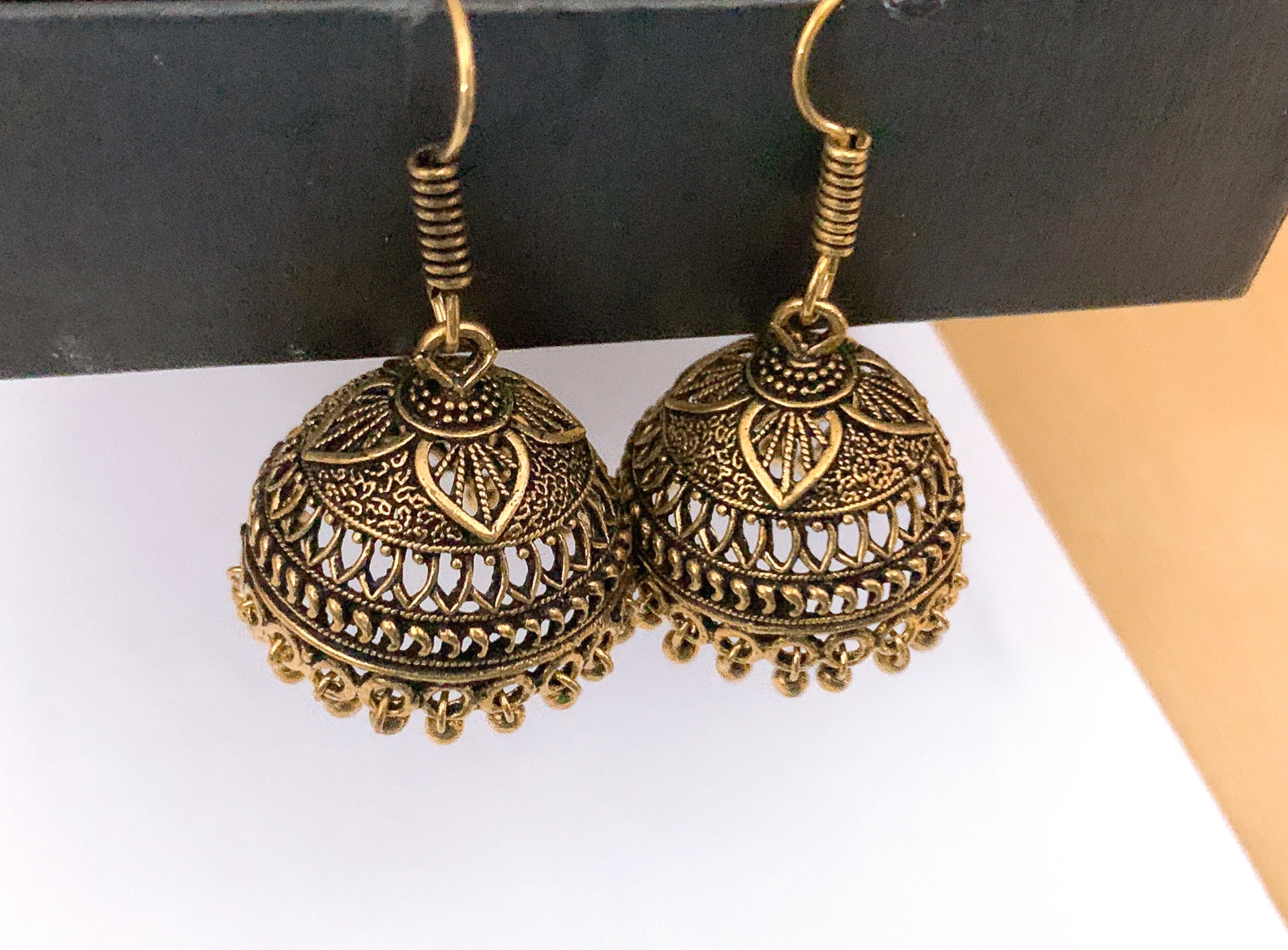 Oxidise jhumka