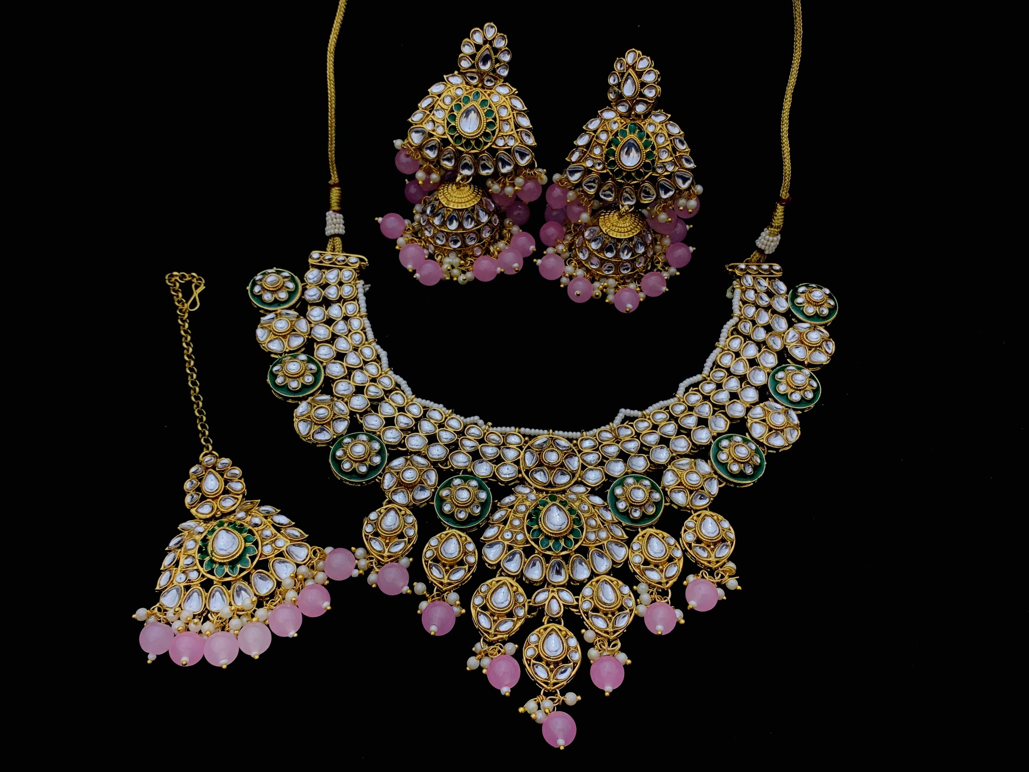 Kundan necklace set