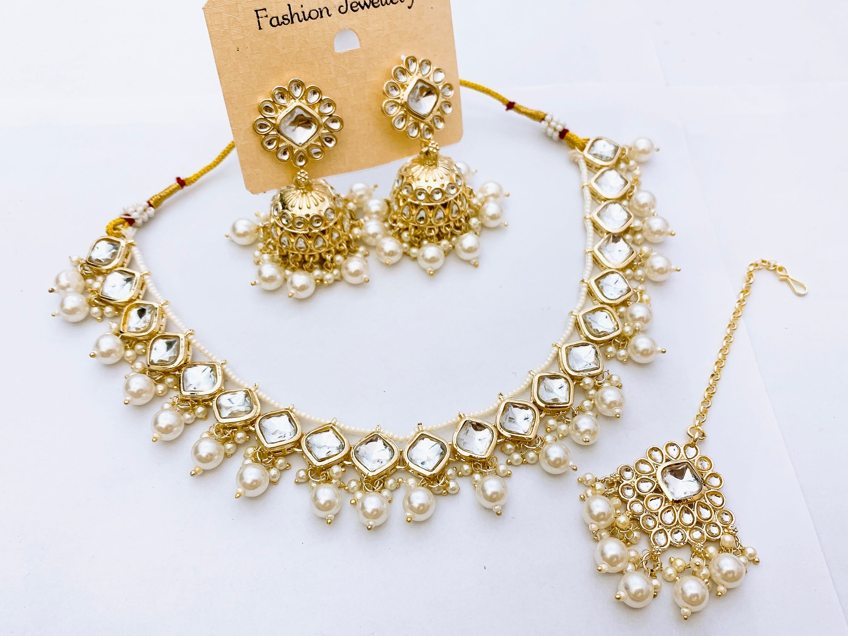 Kundan necklace set