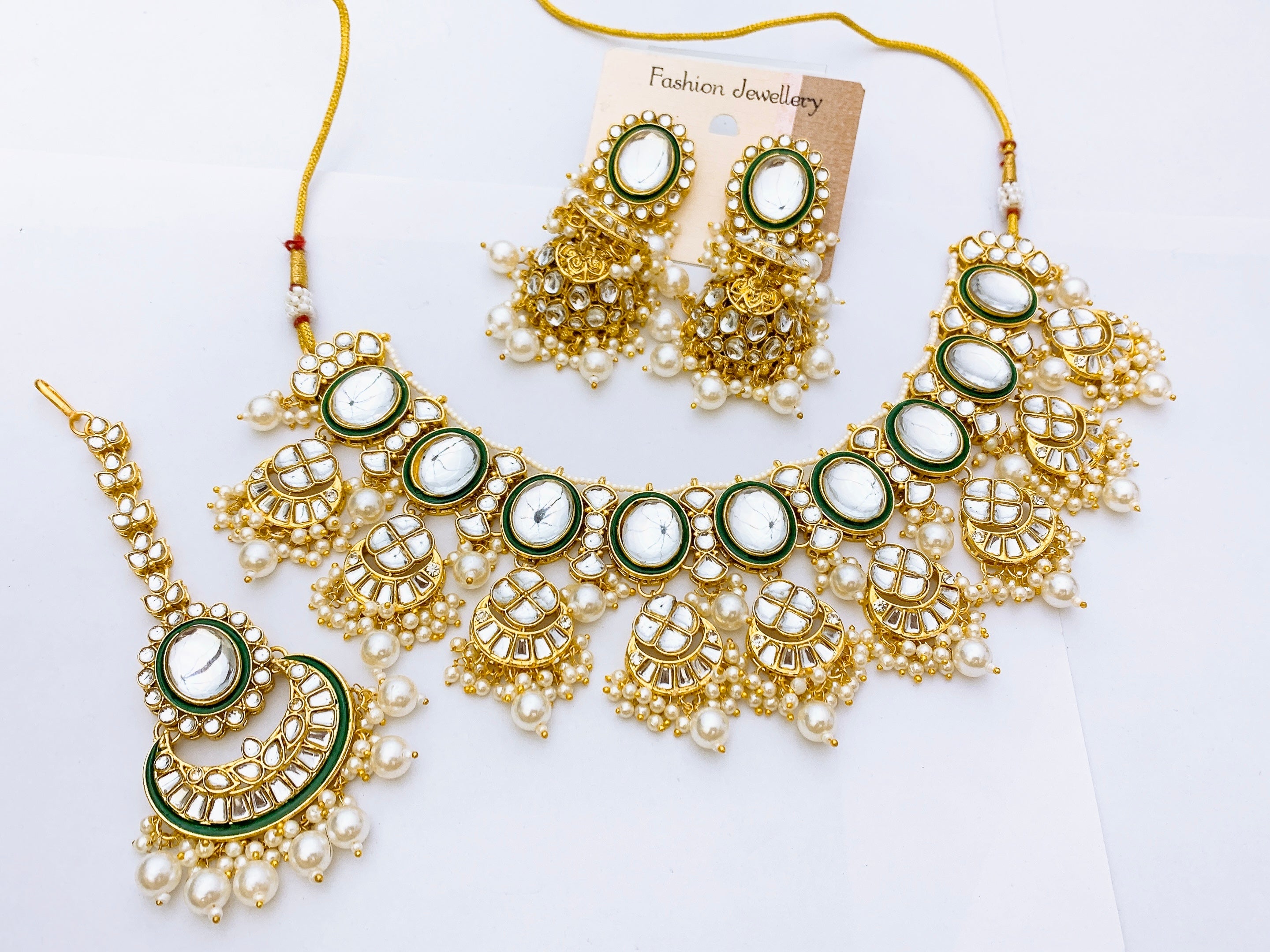 Kundan necklace set