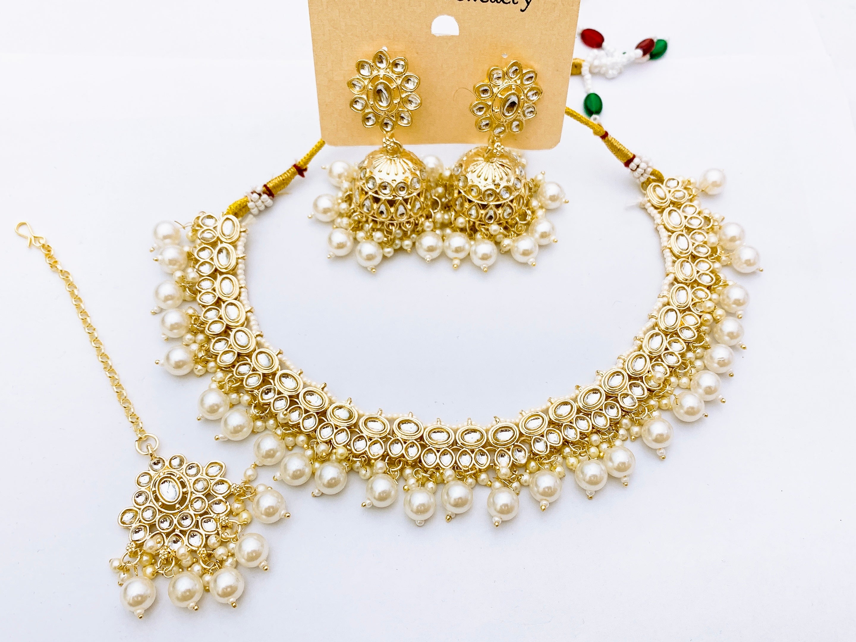 Kundan necklace set