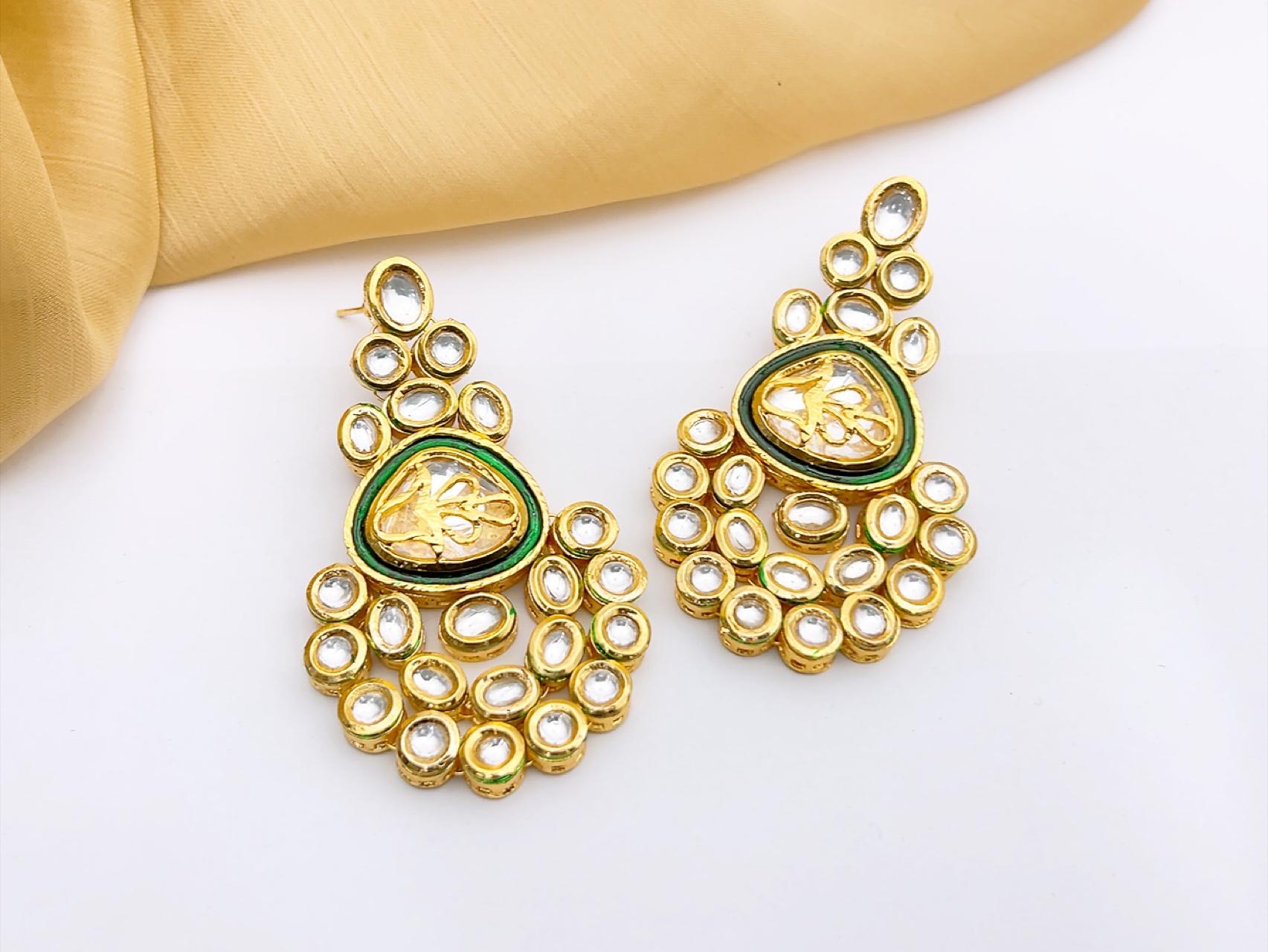 Kundan earrings