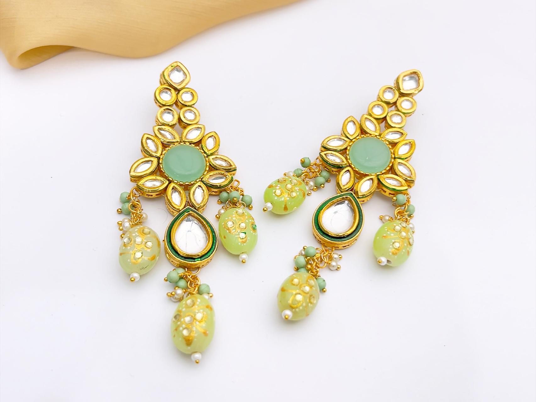 Kundan earrings