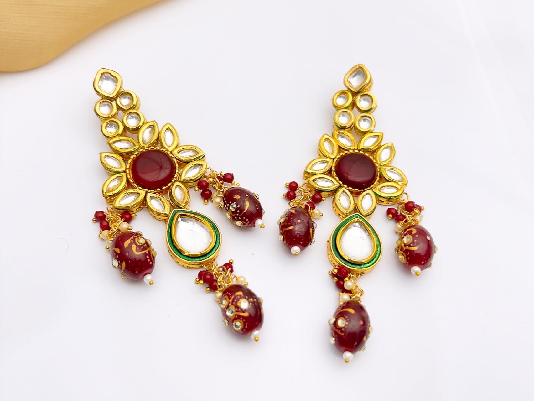 Kundan earrings