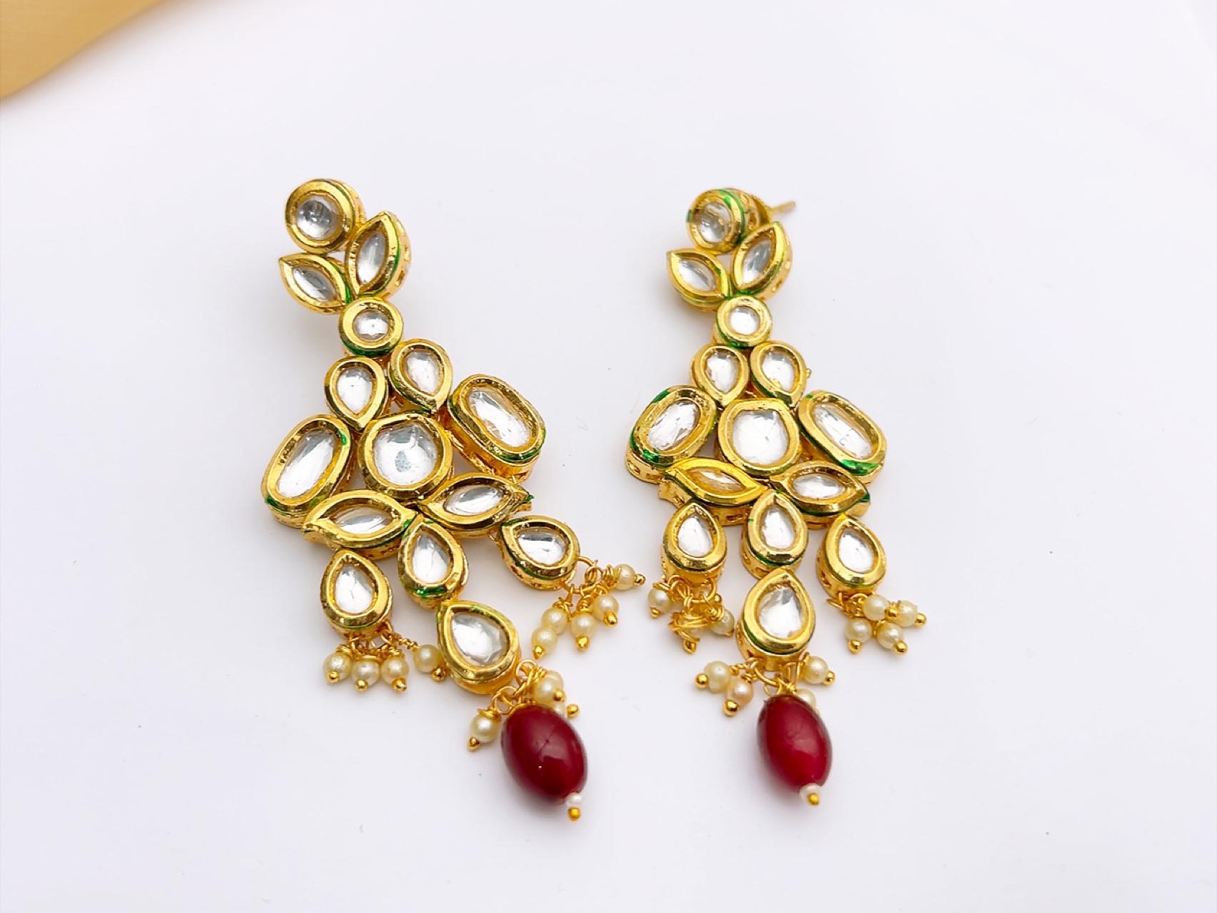 Kundan earrings