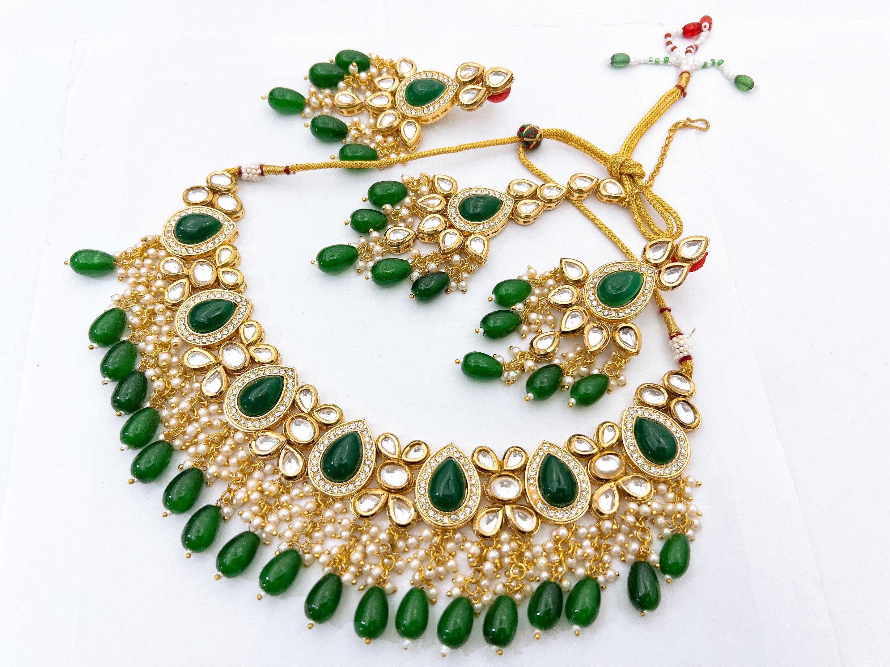 Kundan necklace set