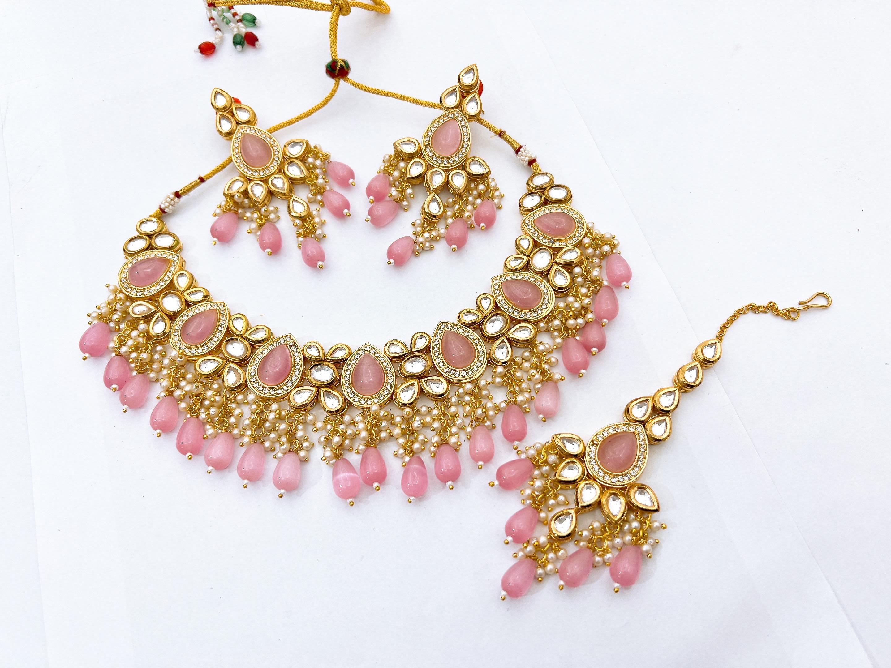 Kundan necklace set