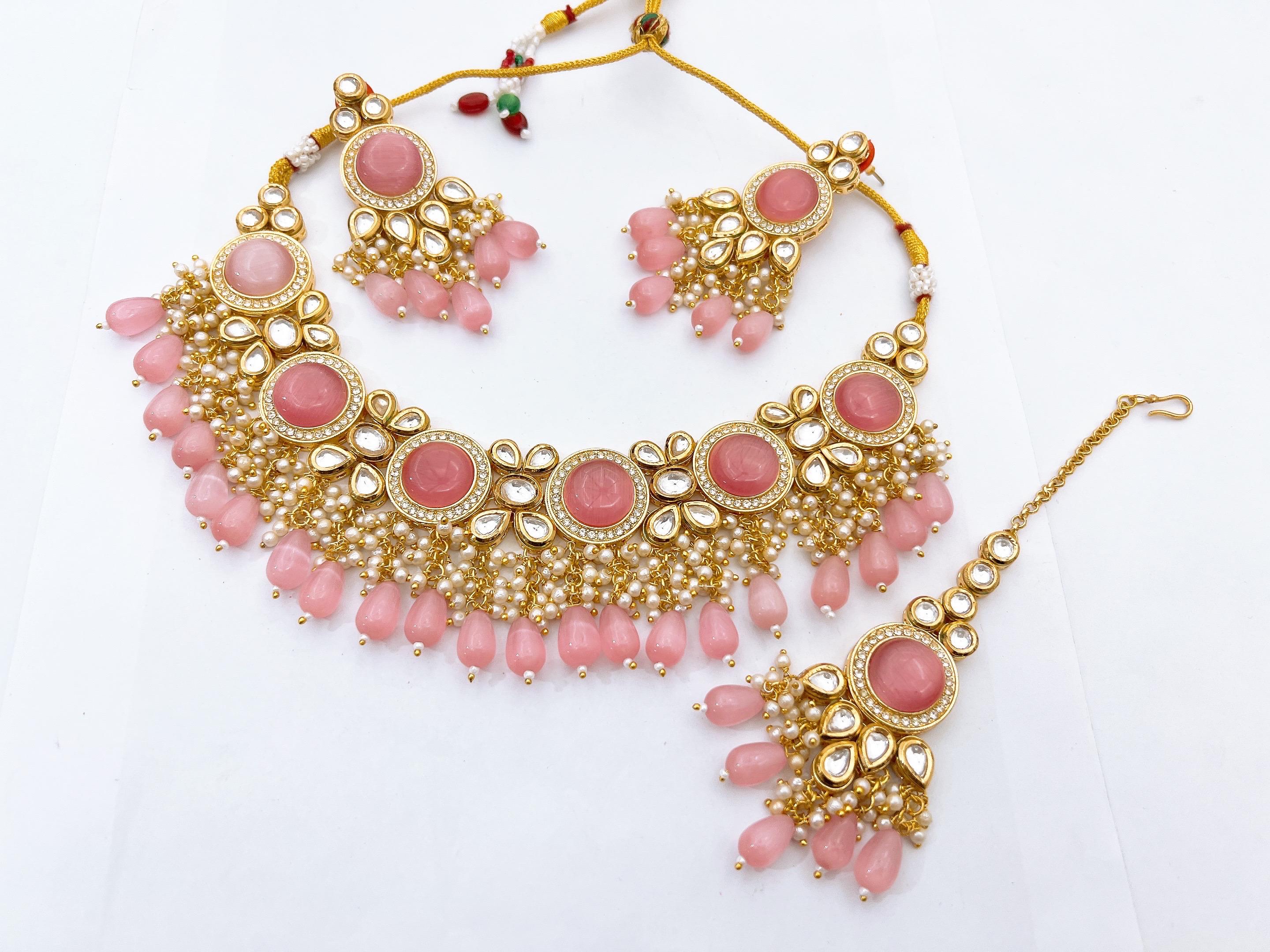 Kundan necklace set