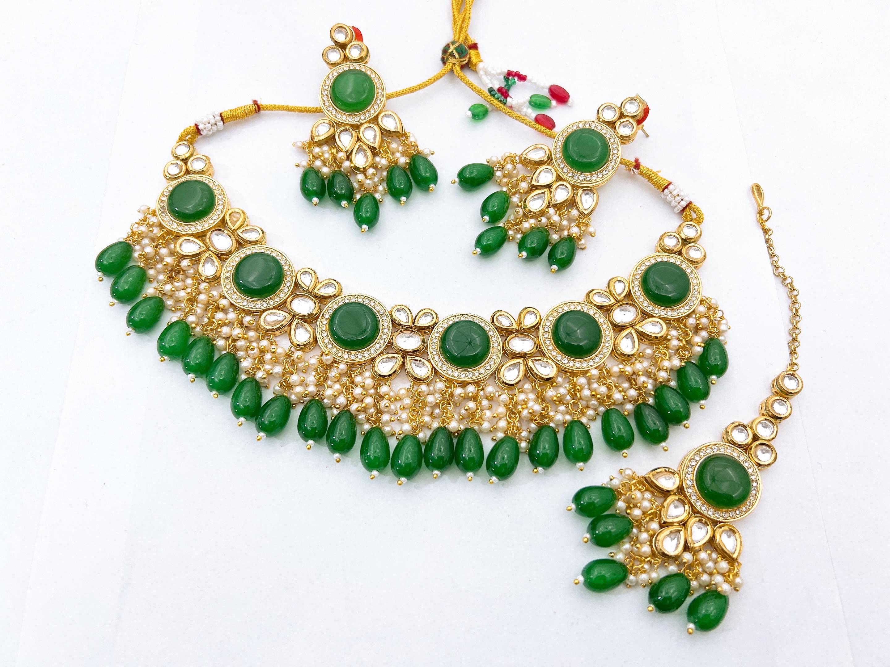 Kundan necklace set