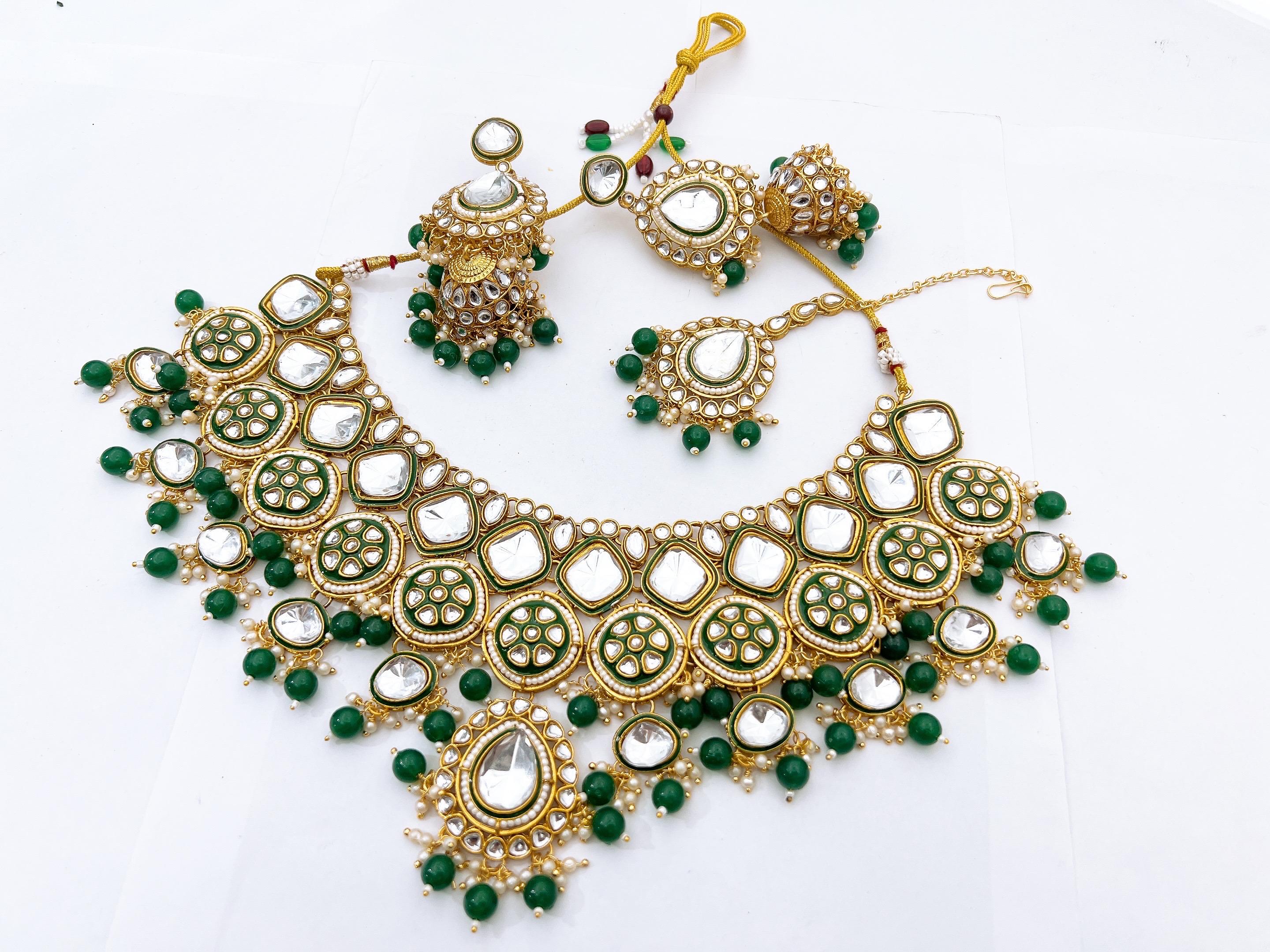 Kundan necklace set