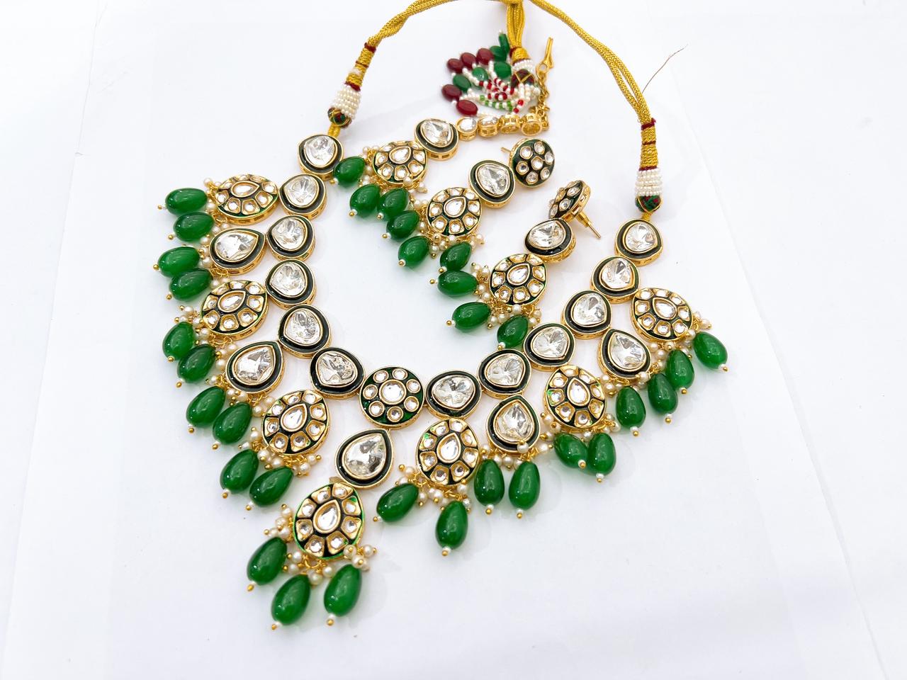 Kundan necklace set