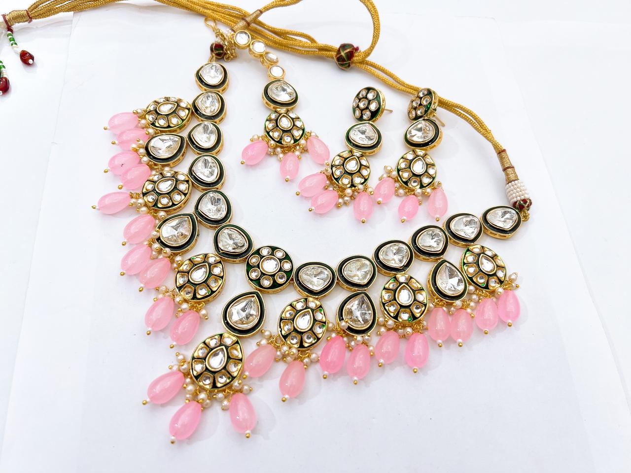 Kundan necklace set