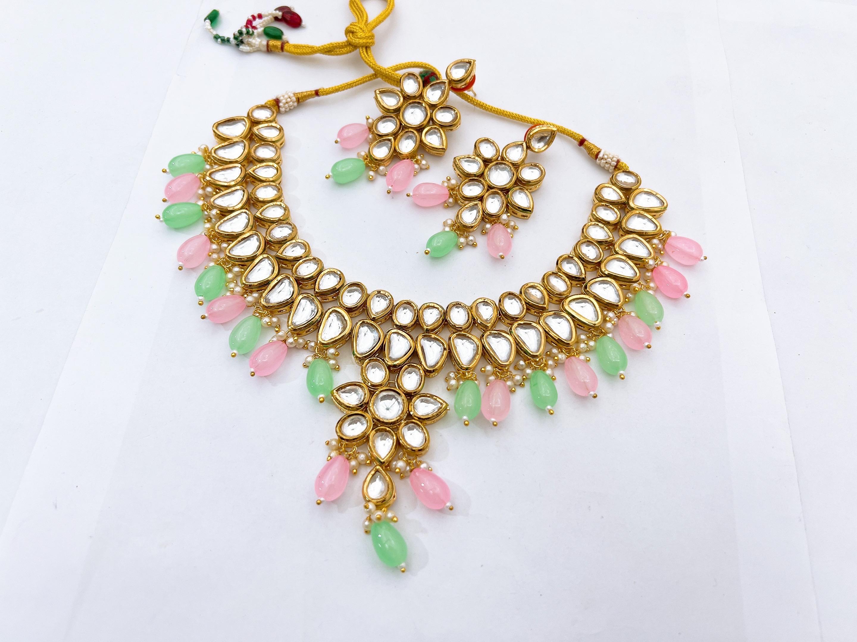 Kundan necklace set