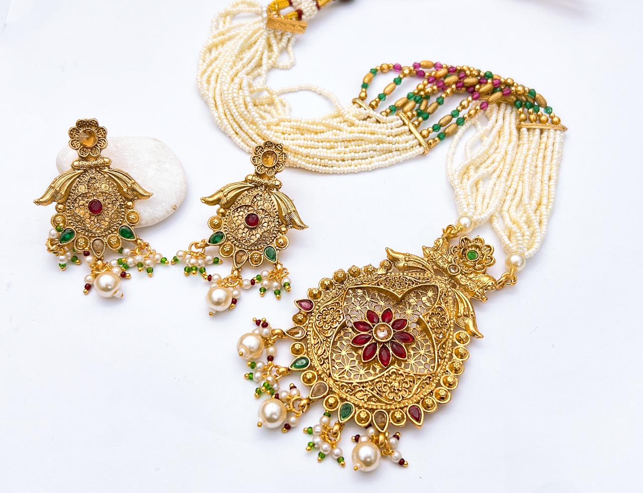 Rajwari mala set