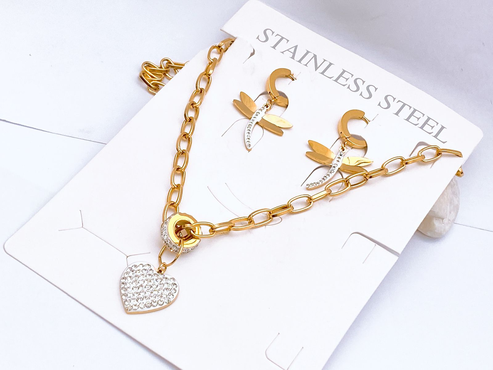 Stainless Steel Locket set