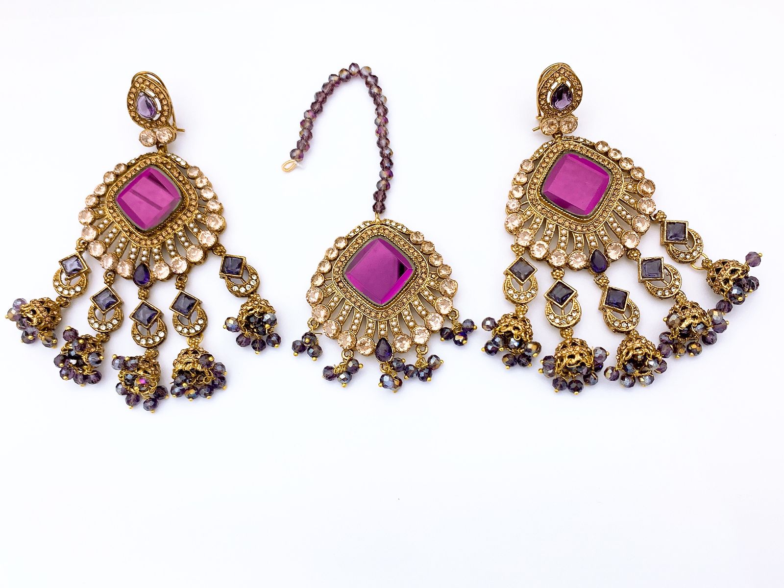 Earrings With Bindiya