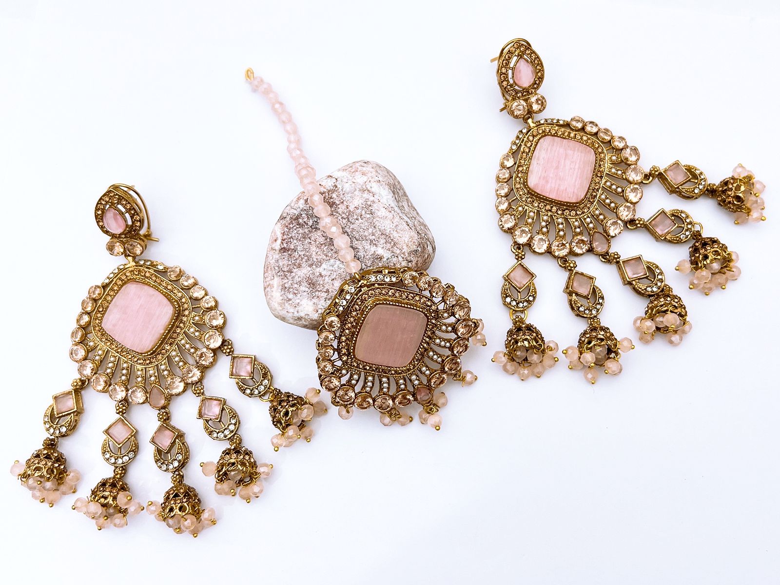 Earrings With Bindiya