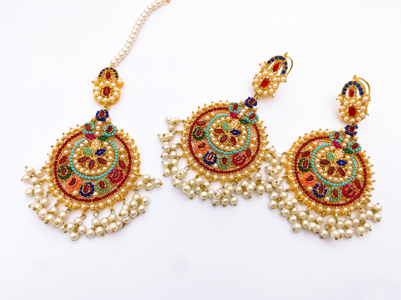 Earrings With Bindiya